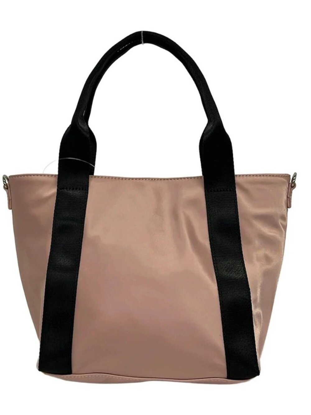 MARY QUANT Light Pink Black Chemical Fiber Tote Bag - Picture 15 of 16